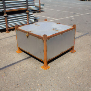 Fitting Bins with Lockable Lids