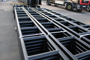 Painted Steel Ladder Beams