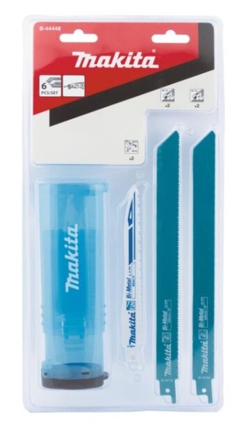 Makita B-44448 BiM Metal Reciprocating Saw Blade Pack 152-228 mm x 6-18TPI x6 Pcs