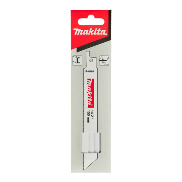Makita P-04911 Multi-Material Reciprocating Saw Blades 150mm 5 Pack (3863R)