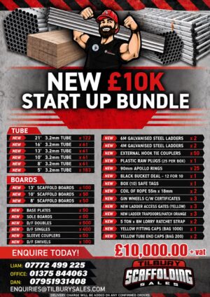 £10,000 Scaffolding Start Up Bundle (New materials)