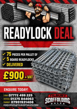 5 board Readylock Deal – £900 + VAT
